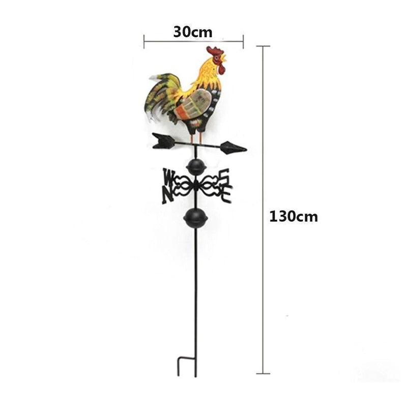 Buy Garden Outdoor Metal Rooster Weather Wind Vane Gauge - MyDeal