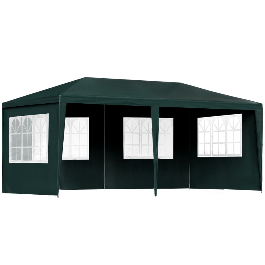 Gazebo Outdoor Marquee Party Camping Tent 4 Wall Panels - 3x6m