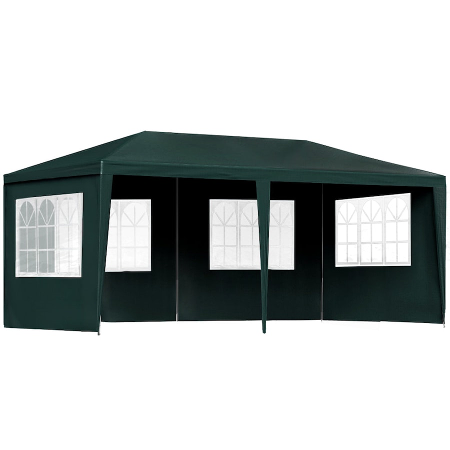 Gazebo Outdoor Marquee Party Camping Tent 4 Wall Panels - 3x6m