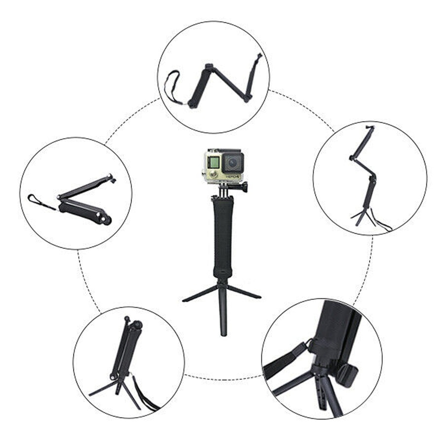 For Go Pro Monopod Selfie Stick Pole Mount