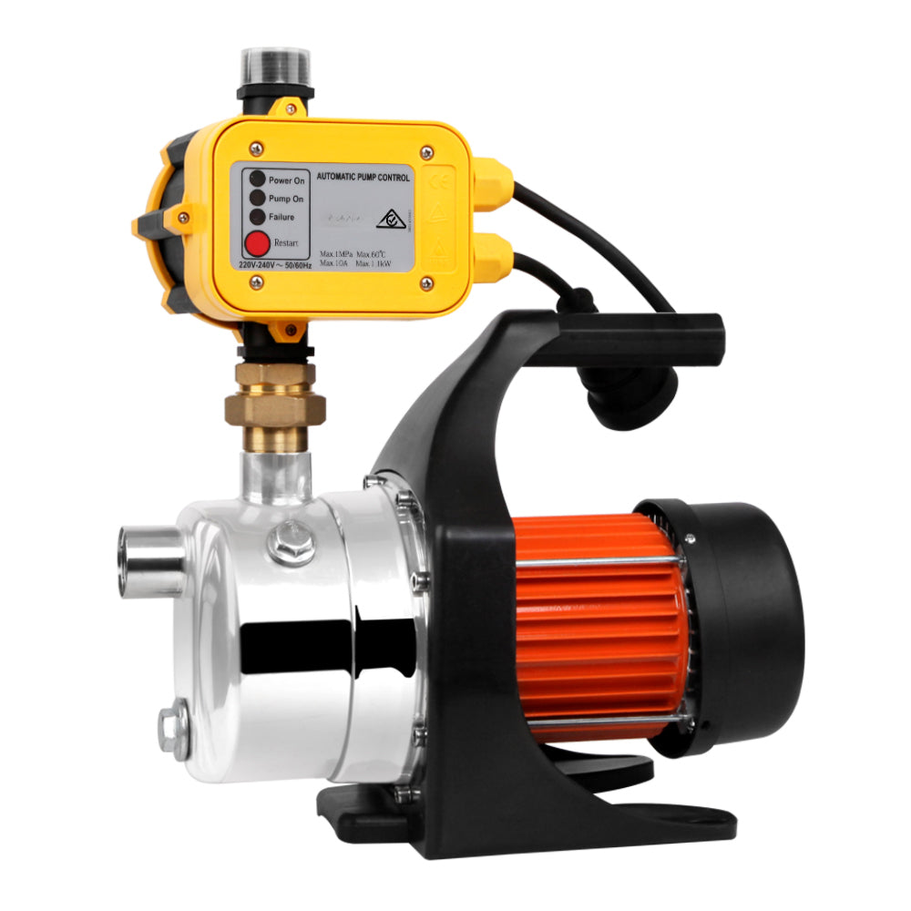 High Pressure Garden Water Pump with Auto Controller  1500W Auunite Australia