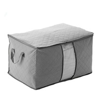 Home Organizer Zipper Clothes Quilt Blanket Storage Bags - 4pcs