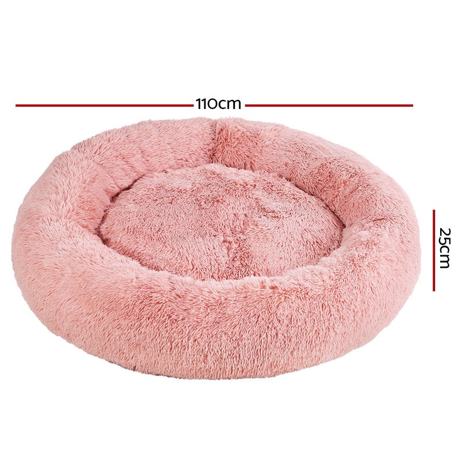 Indoor Dog Bed Pet Bed Cat Extra Large 110cm - Pink