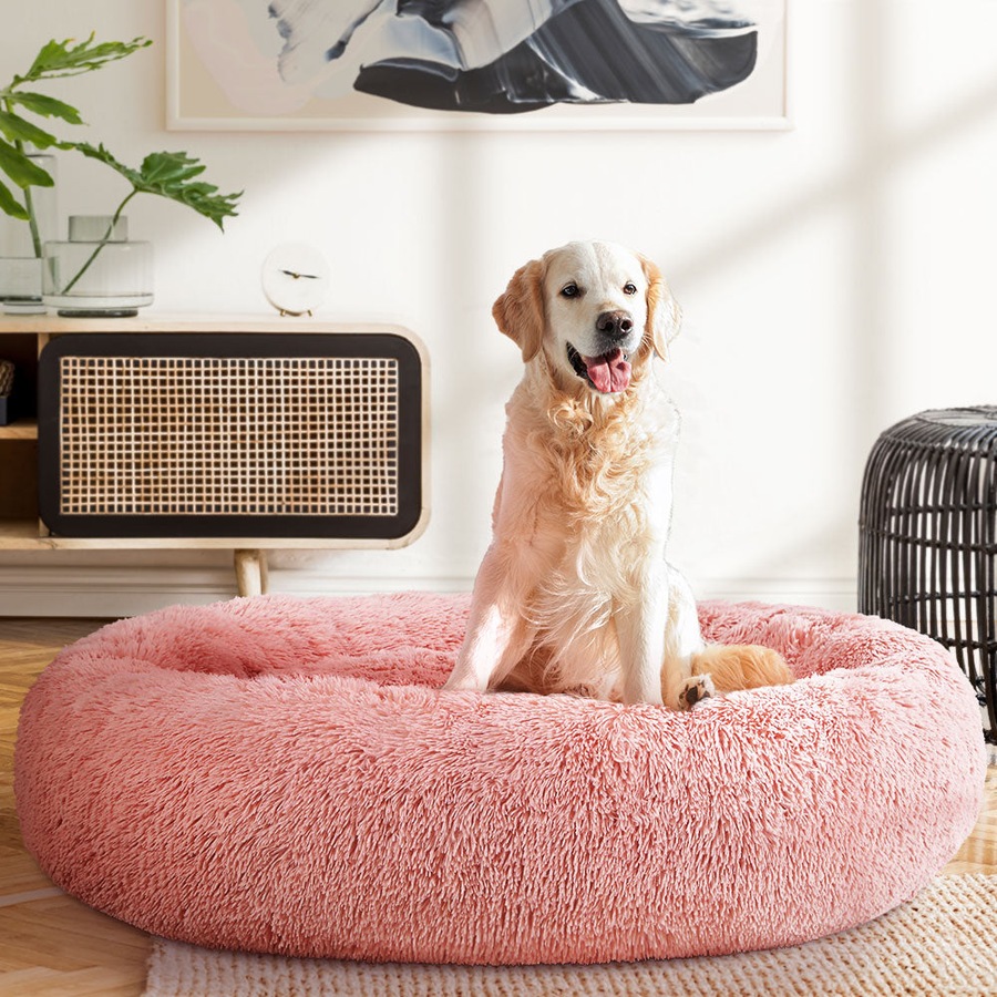 Indoor Dog Bed Pet Bed Cat Extra Large 110cm - Pink