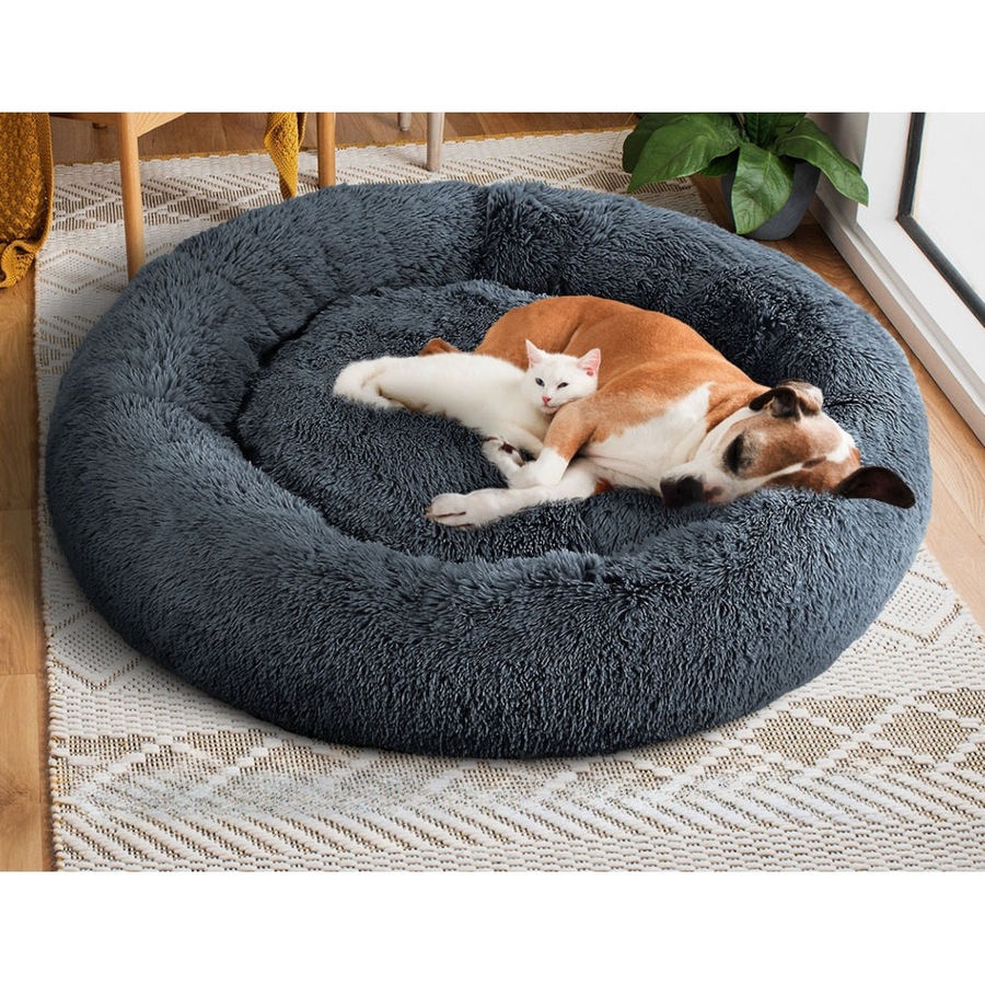 Indoor Dog Bed Pet Bed Cat Extra Large 110cm - White