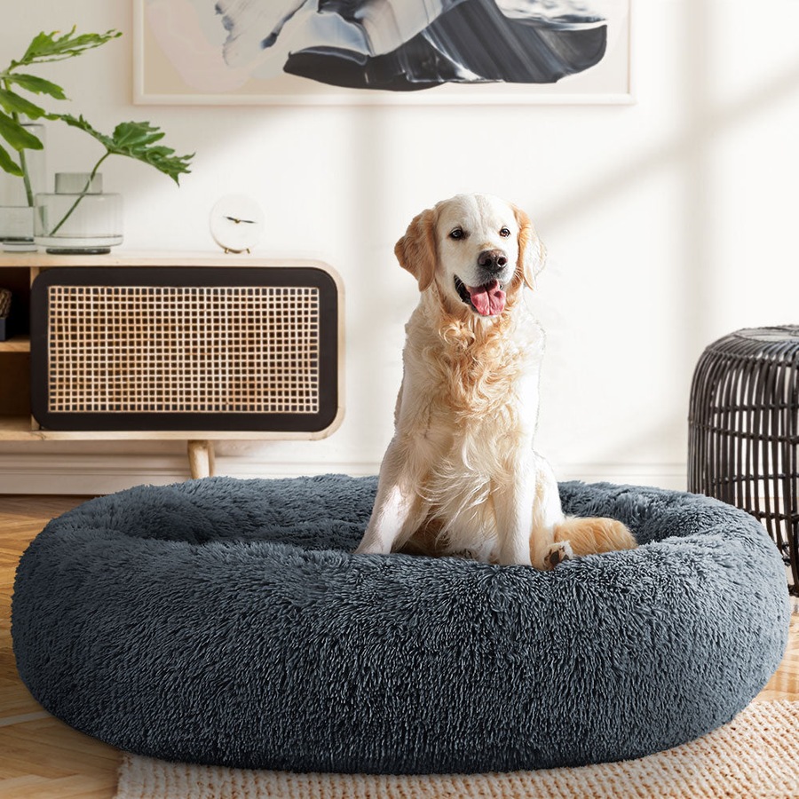 Indoor Dog Bed Pet Bed Cat Extra Large 110cm - White