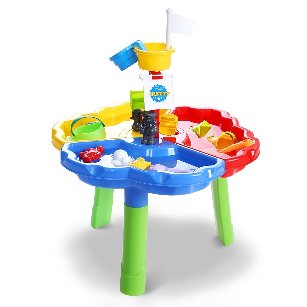 Kids Outdoor Sand Pit Play Table Set