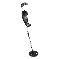 Metal Detector with LCD and Headphones - Black