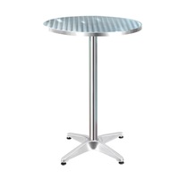 Outdoor Adjustble Round Bar Table - Aluminum