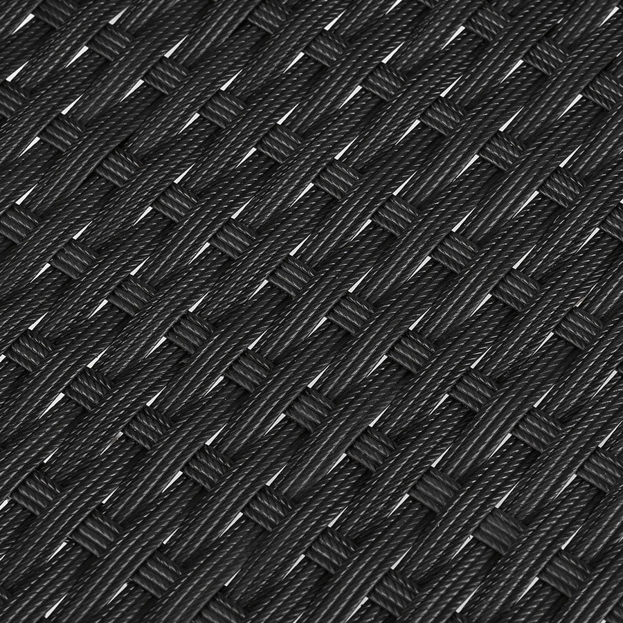 Outdoor Garden Bistro Chairs Patio Furniture Dining Black - Set of 2