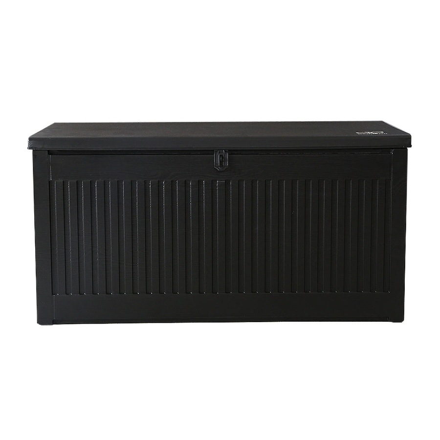 Lockable Outdoor Storage Container Box Black - 270L