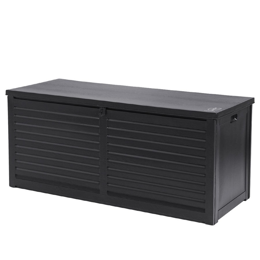 Buy Outdoor Garden Storage Container Box Black - 490L - Everyday ...