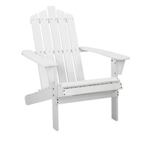 Outdoor Lounge Patio Sun Chair - White