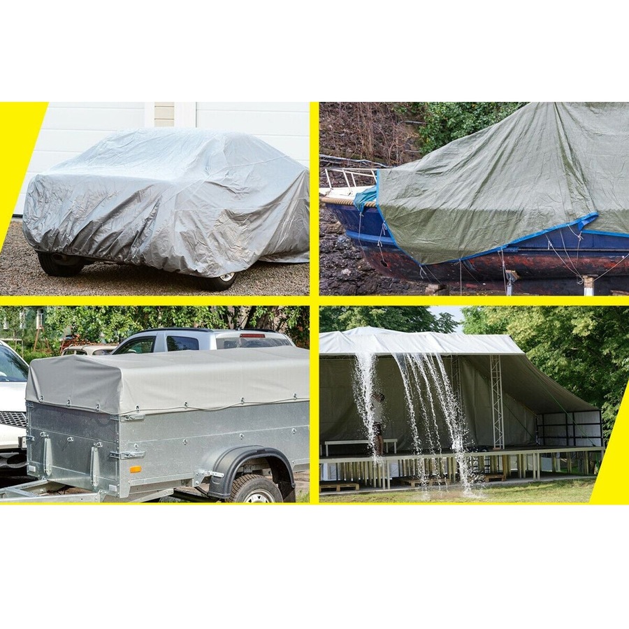Heavy Duty Outdoor Tarpulin Waterproof 3m x 3.6m