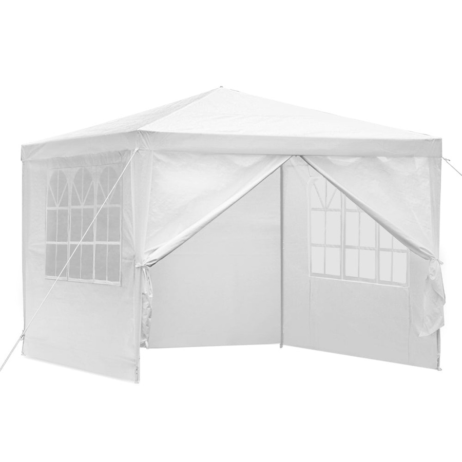 Outdoor Wedding Party Camping Gazebo Tent 4 Wall Panels - 3x3m
