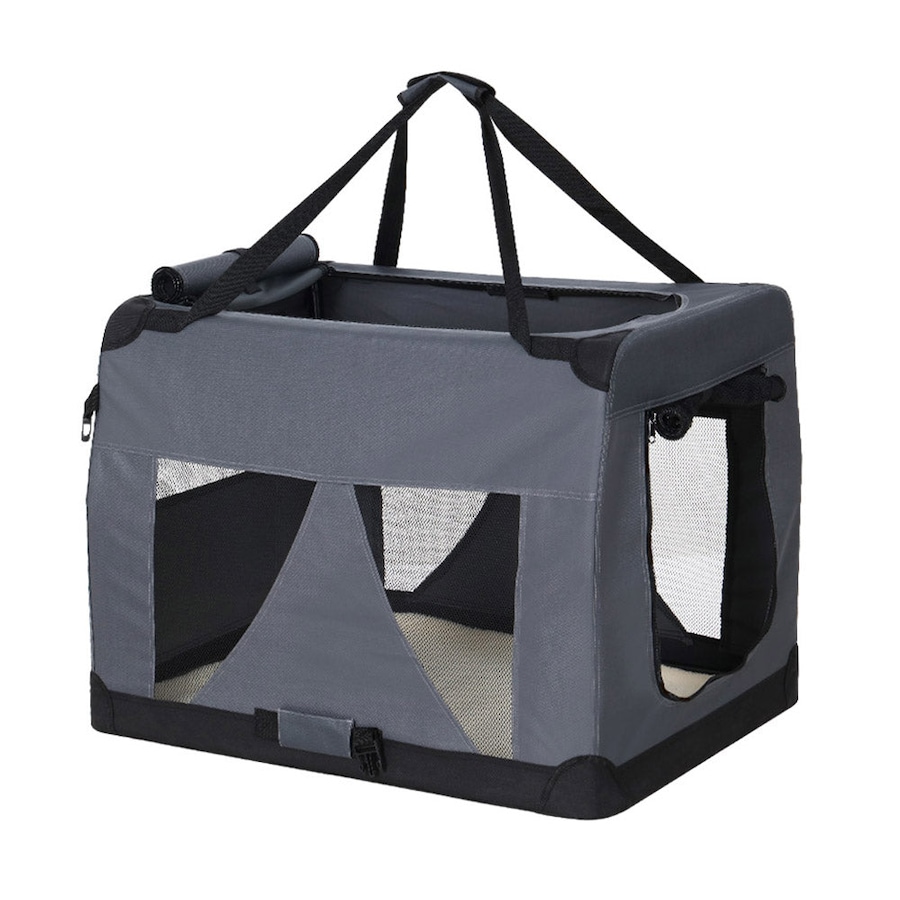 Pet Carrier Dog Cat Travel Portable Cage Kennel Foldable - XL