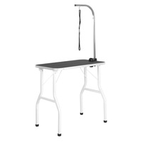 Multipurpose Stainless Steel Pet Grooming Table Black