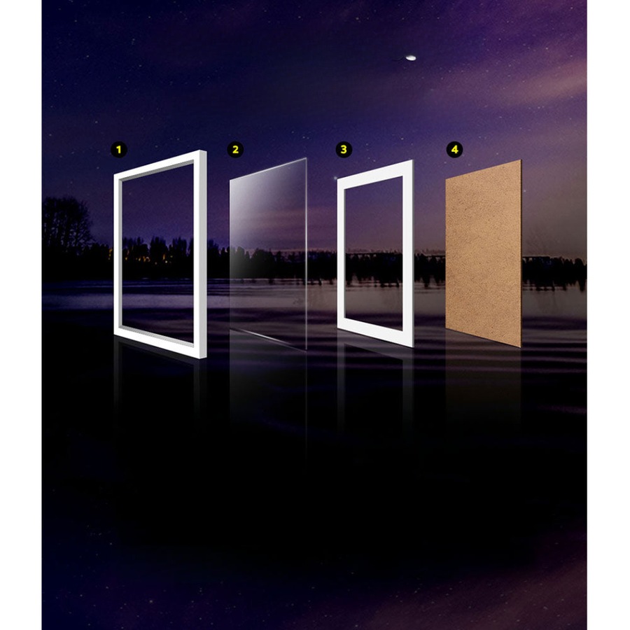 Photo Frames 30PCS 8x10in 5x7in 4x6in 3.5x5in Hanging Wall Frame White