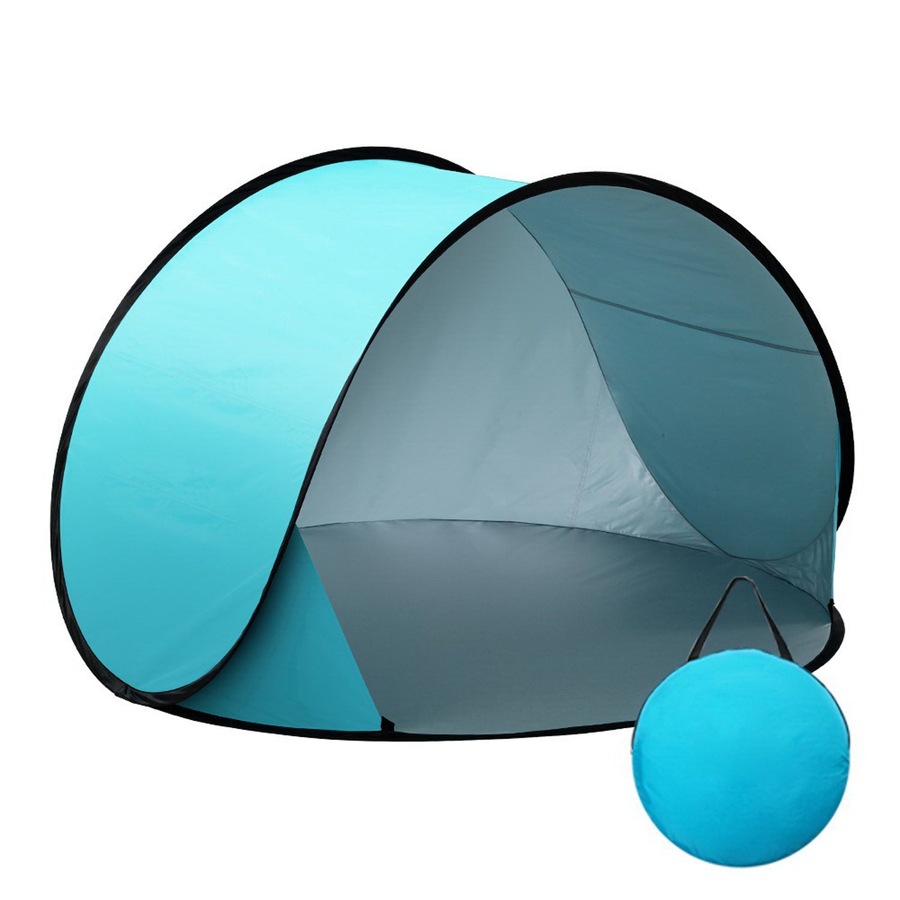 Pop Up Beach Tent Camping Portable Sun Shade - Blue