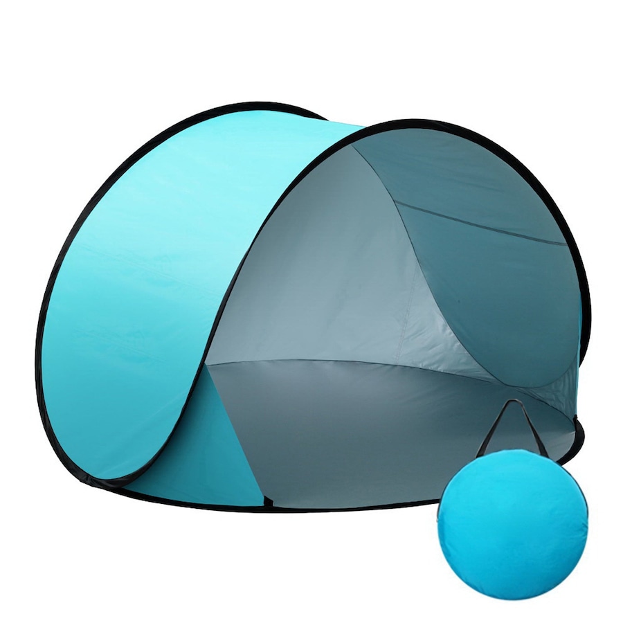 Pop Up Beach Tent Camping Portable Sun Shade - Blue