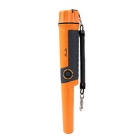 Portable Handheld Metal Detector - Black and Orange