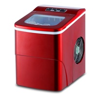 Portable Quick Ice Cube Maker 2L - Red