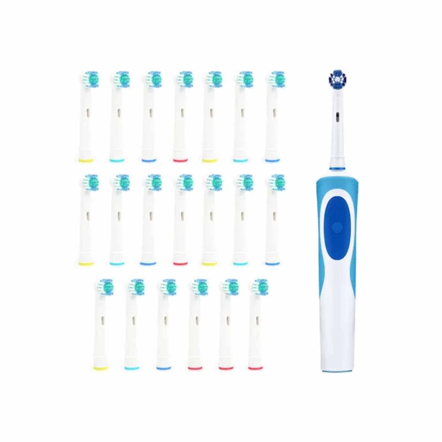 Replacement Electric Toothbrush Heads Compatible with Oral-B Precision Clean - 20pcs