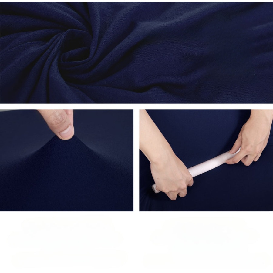 Sofa Cover Elastic Stretchable Couch Covers Navy 3 Seater