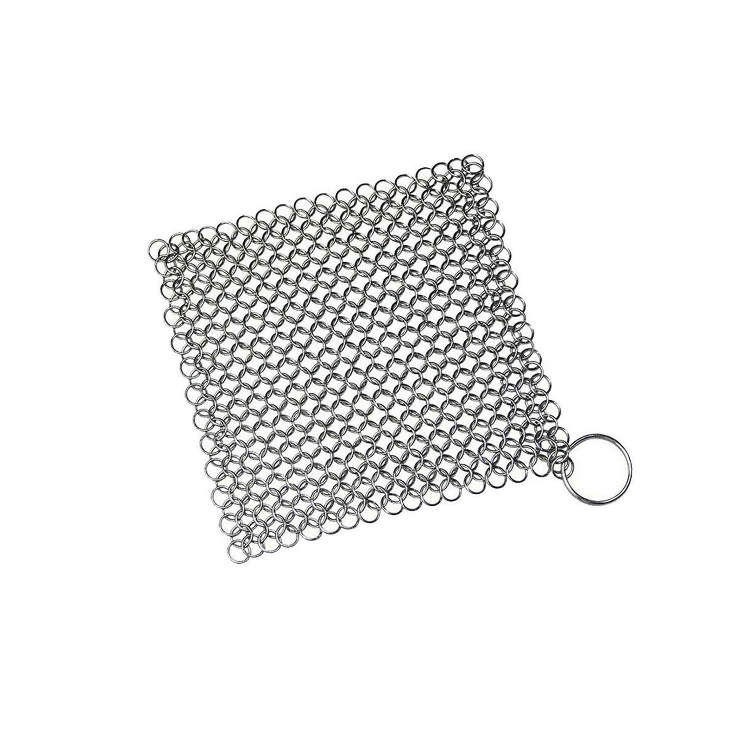 Stainless Steel Cast Iron Cleaner Chainmail Scrubber