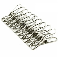 Stainless Steel Clothes Pegs Hanging Clip Pins - 120pcs