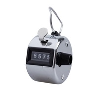 Portable 4 Digit Number Tally Counter with Compact Design