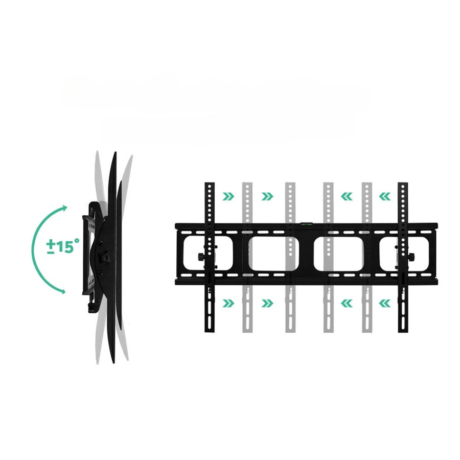 TV Wall Mount Bracket Tilt Flat Slim LED LCD Plasma 42 55 65 75 90 inch