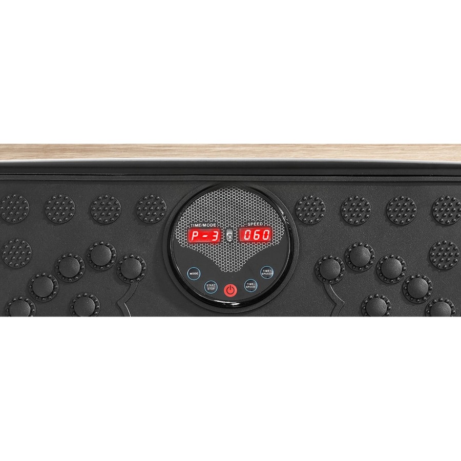 Vibration Machine Platform Plate Exercise Fit Gym Home - Black