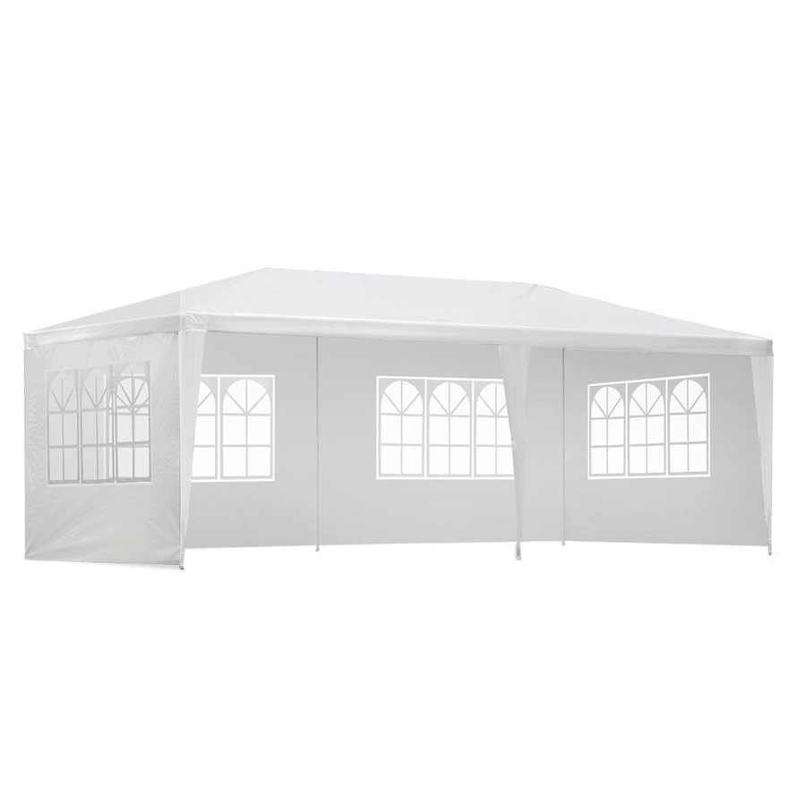 Wedding Gazebo Marquee Party Canopy Camping Tent White - 3x6m