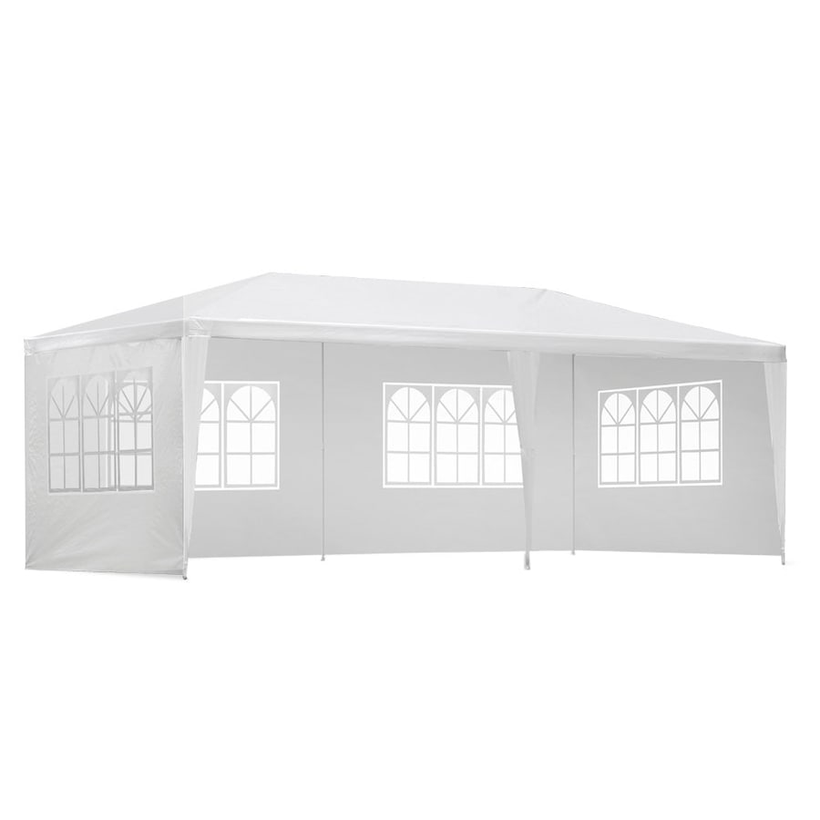 Wedding Gazebo Marquee Party Canopy Camping Tent White - 3x6m