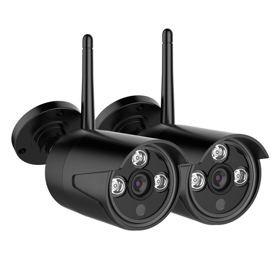 Wireless CCTV System 2 Camera Set For DVR Outdoor Long Range 3MP