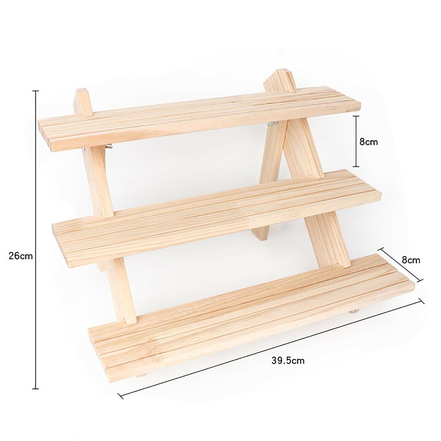 Wooden Jewelry Earring DIsplay Stand Holder Organizer