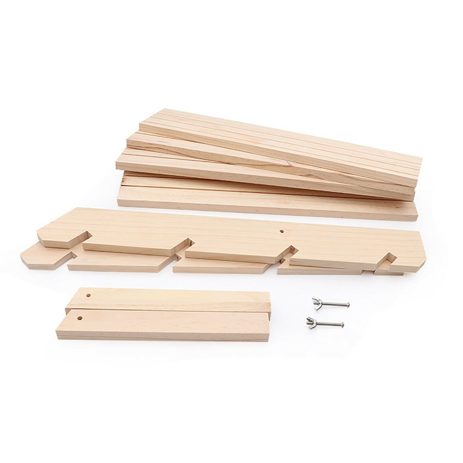 Wooden Jewelry Earring DIsplay Stand Holder Organizer