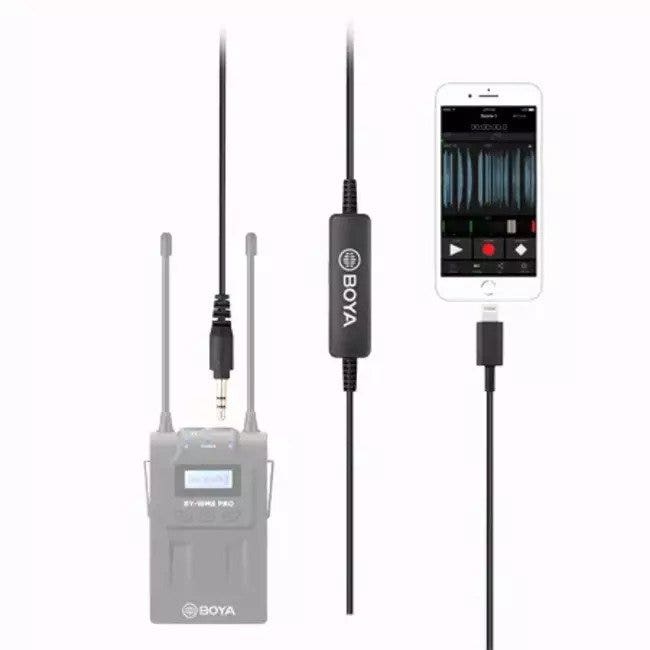 BOYA 35C-L Audio Cable Lightning Connector - Black