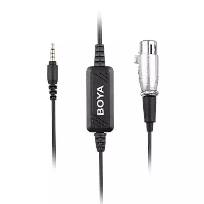 BOYA BY-BCA6 XLR to TRRS Adapter Cable - Black