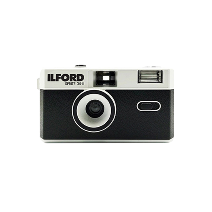 Ilford Sprite 35-II Reusable Camera - Classic Black & Silver - Silver