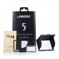 LARMOR - Gen 5 Screen & Hood Glass LCD Protector FujiFilm X-T1/X-T2/X-A1
