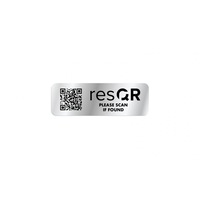 resQR Sticker Pack (6 x Lost Item Recovery Heavy Duty Stickers / 3 Sizes)