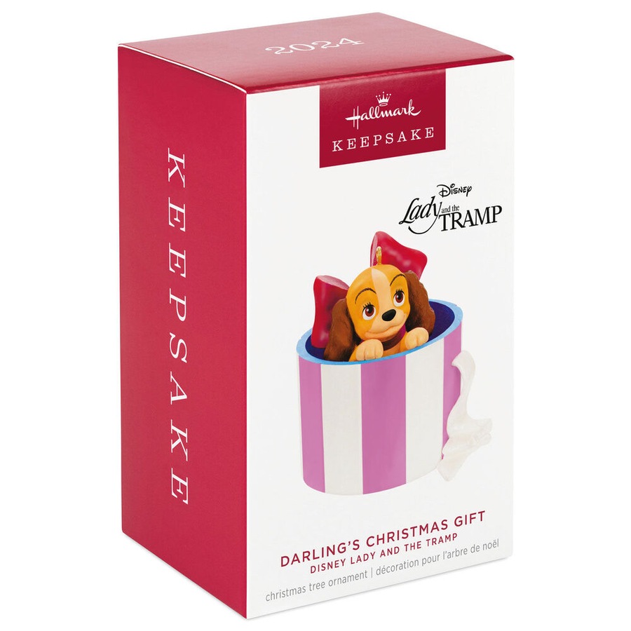 2024 Hallmark Keepsake Ornament - Disney Lady and the Tramp Darling's Christmas Gift