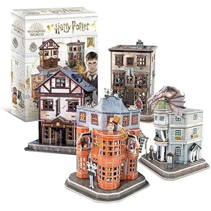 Buy 4D Puzz Wizarding World of Harry Potter 3D Puzzle - Diagon Alley ...