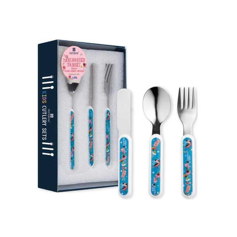 Buy Ashdene Enchanted Fairies Piper - 3pc Kids Cutlery Set - MyDeal