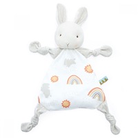 Bunnies By The Bay Knotty Teether Blankie - Little Sunshine