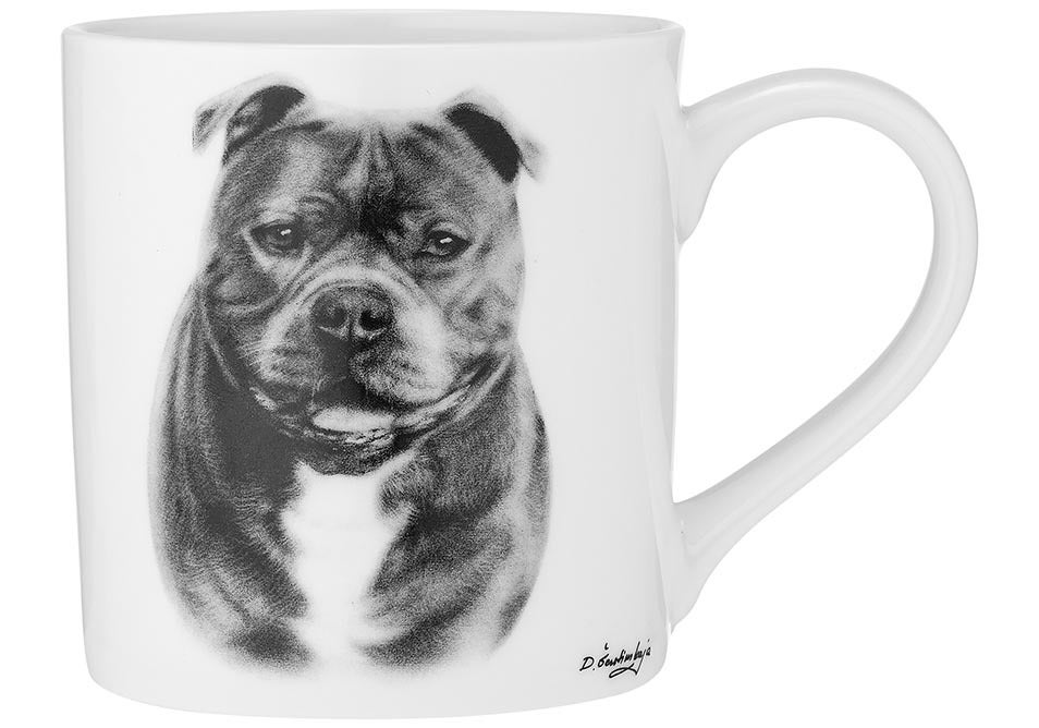 Ashdene Delightful Dogs - Staffy Terrier City Mug