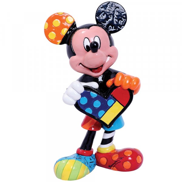 Disney Britto Mickey Mouse with Heart Mini Figurine