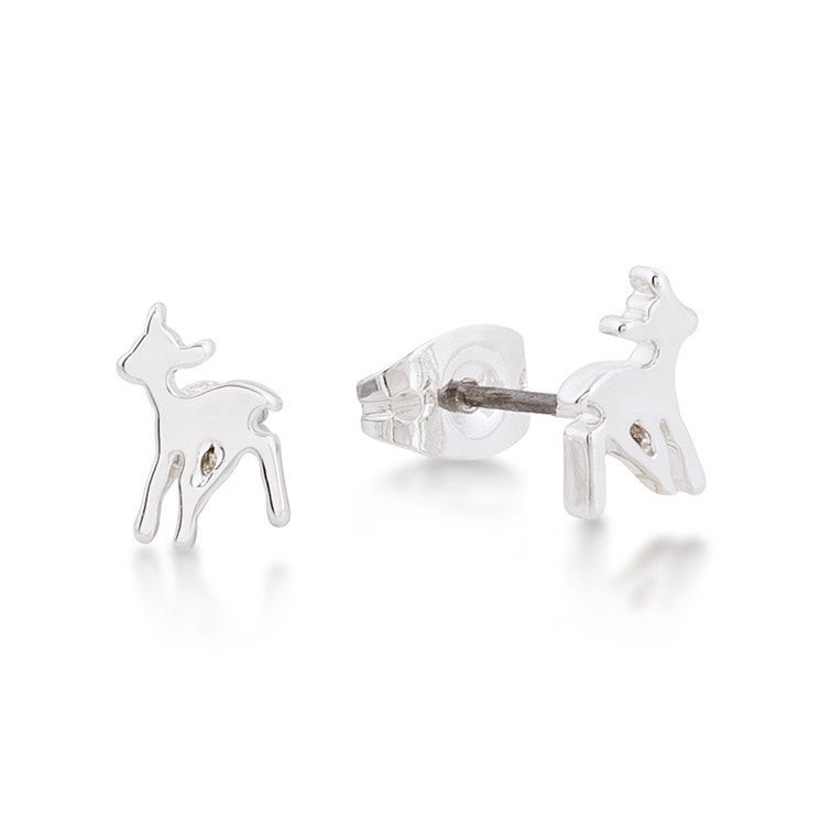 Disney Couture Kingdom Junior - Bambi - Stud Earrings White Gold